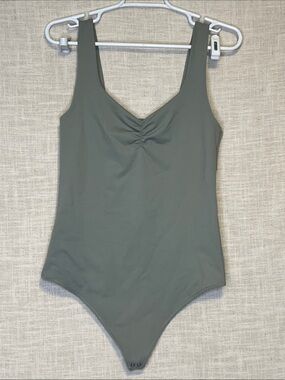 Abercrombie & Fitch Olive Green Bodysuit